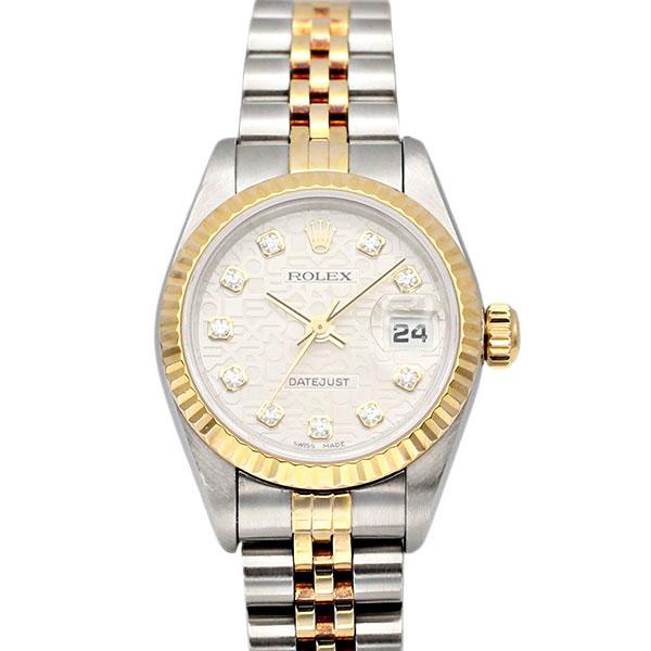 ロレックス ROLEX デイトジャスト 79173G 彫りコンピューター文字盤 SS/YG ダイヤ ...