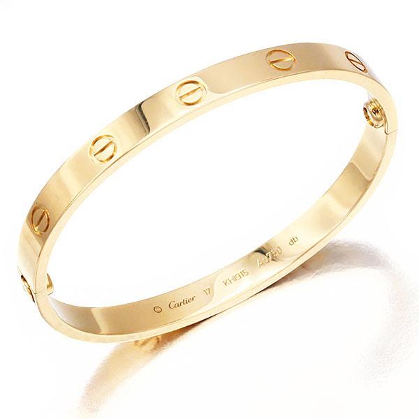 カルティエ Cartier ラブブレス LOVE BRACELET クラシックモデル 新型 K18Y...