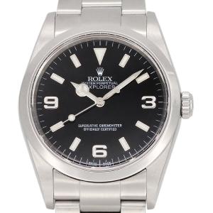ロレックス ROLEX エクスプローラー1 Explorer I 114270 ブラック文字盤 SS メンズ腕時計 F番 2003年〜2004年頃製 自動巻き 36mm 中古