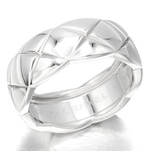 シャネル CHANEL ココ クラッシュ コレクション リング ミディアム K18WG #47 5.35g レディース ゴールド 18金 ジュエリー プレゼント