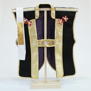 陣羽織 烏帽子 飾り台付き 巾着袋入り 初節句 記念撮影 七五三 御祝