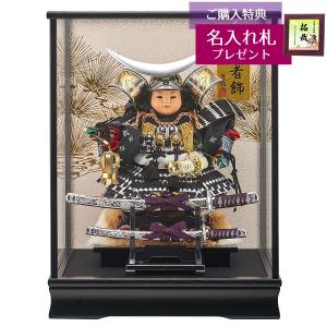 久月 五月人形 子供大将ケース飾り 6号 すこやか 若大将取付ケース