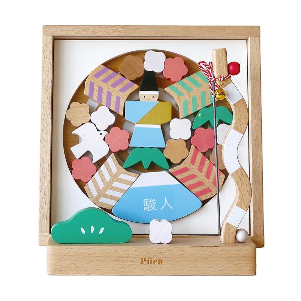 破魔弓 徳永鯉のぼり コンパクト ミニ プーカのはまゆみ 木製 アクリルケース 初正月 破魔矢