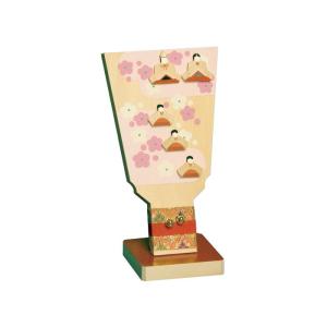 LEDコードレス伝統工芸木製菊灯雪洞大雛飾り付属ぼんぼり : 人形の