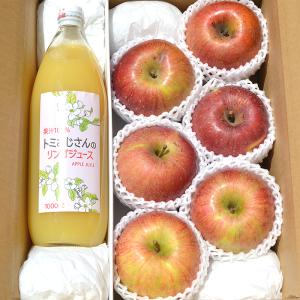 りんごジュース＆わけあり Cランク 家庭用りんご 6玉セット  長野県産