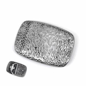 バックル 金具 真鍮製 イタリア製 40mm ラフシルバー OS4629-40