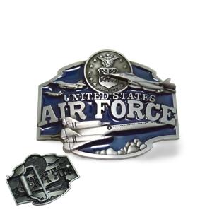 US エアフォース バックルのみ ベルトなし 青 空軍