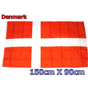 デンマーク国旗 ダンネブロ 150cmX90cm 大型フラッグ 4号サイズ Y7位 旗 デザイン スカンディナヴィア十字 色 由来 意味 似てる ナショナルフラッグ 大 北欧