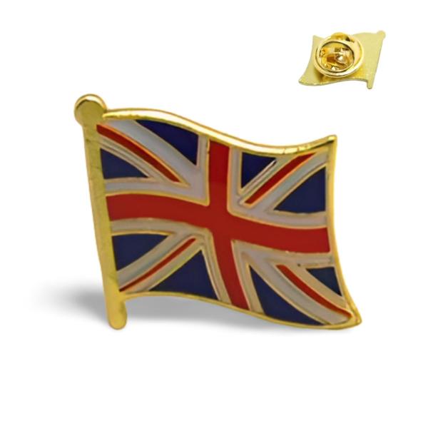 イギリス国旗 ピンバッジ ピンズ ユニオンジャック 旗 イギリス 英国 色 Union Jack 国...