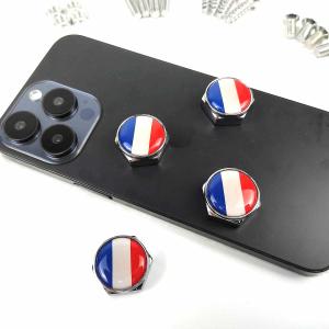 ナンバープレートボルト フランス国旗 ルノー ...の詳細画像3