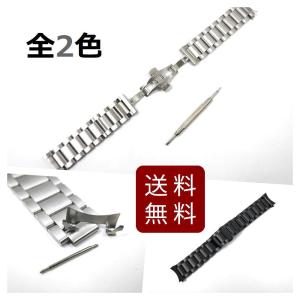 腕時計 ベルト 22mm 弓カン ステンレス オイスター ブレス セイコー