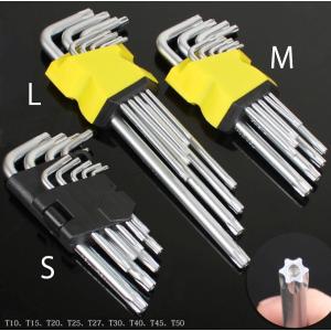 トルクスレンチ ドライバー 9点セット L字 T10 T15 T20 T25