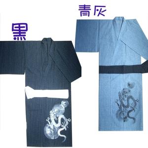 メンズ 浴衣 2点セット 即着れる 紳士 おし...の詳細画像2