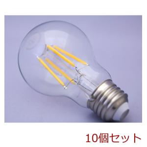 LEDフィラメント電球4W E26 梨型シャンデリア電球 CLEARバルブ 10個セット｜marutto-kagu