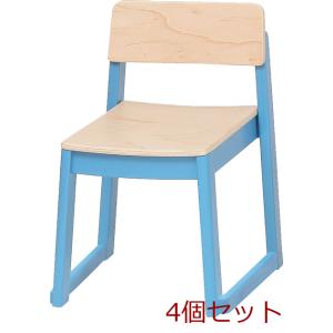 キッズチェア PLC 3246 PLETO Wood Chair L 4個セット｜marutto-kagu