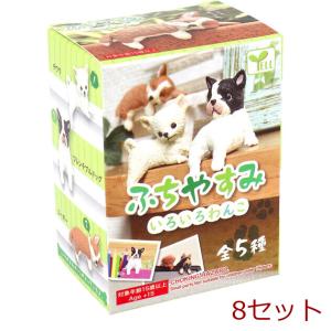フィギュア ふちやすみ いろいろわんこ BOX 1個入 8セット｜marutto-kagu