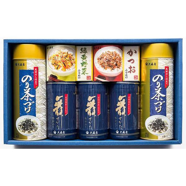 大森屋 味付き卓上のり お茶づけ ふりかけ詰合せ NTF 30F ギフト対応可