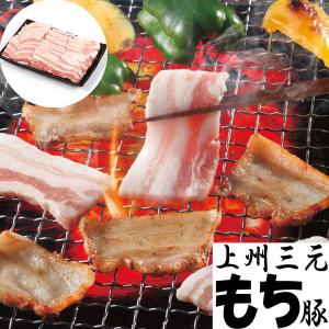 群馬 上州三元もち豚焼肉 B ギフト対応可｜marutto-markets