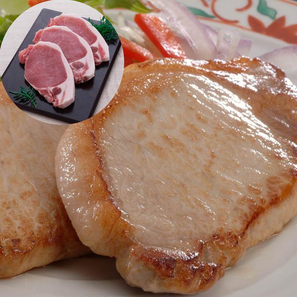 長野県産SPF豚ロースステーキ 二重包装可