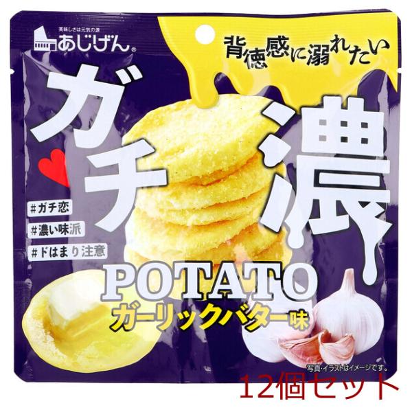 ガチ濃POTATO ガーリックバター味 43g 12個セット