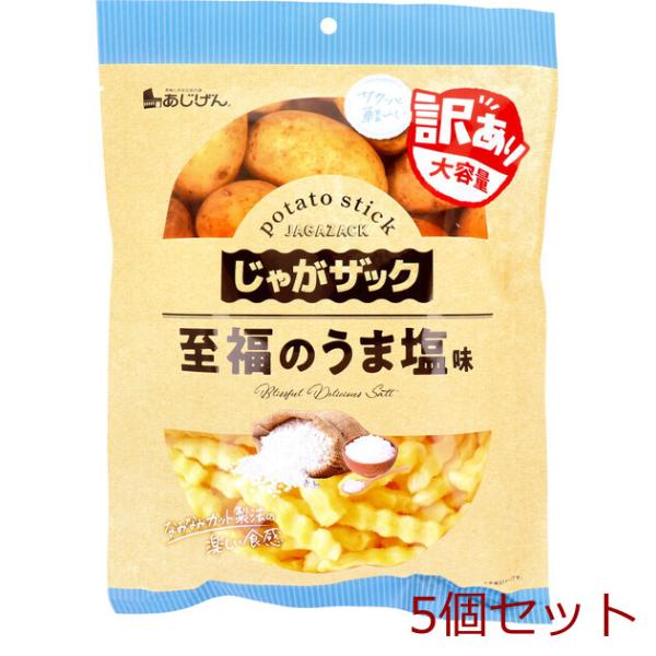 じゃがザック 至福のうま塩味 160g 5個セット