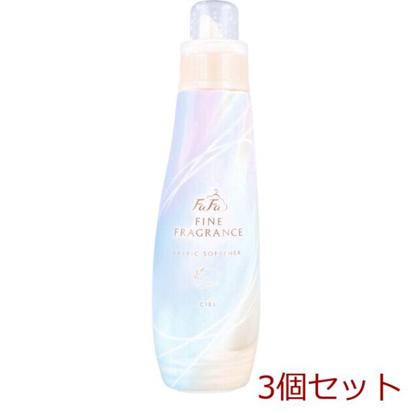 ファーファ ファインフレグランス シエル 柔軟剤 優しいウォーミングブーケの香り 570mL 3セッ...