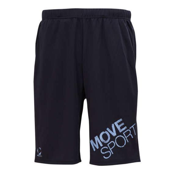 大きいサイズ MOVESPORT ビッグロゴハーフパンツ 3L 4L 5L 6L ネイビー ラッピン...