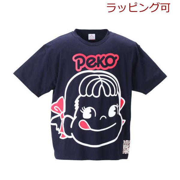 大きいサイズ PeKo&amp;PoKo ビッグプリント半袖Tシャツ 3L 4L 5L 6L 8L ラッピン...