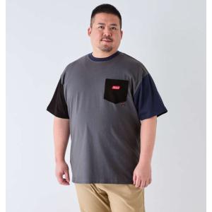 大きいサイズ Coleman USAコットンポケット付クレイジー半袖Tシャツ 3L 4L 5L 6L 7L 8L ラッピング可｜marutto-markets