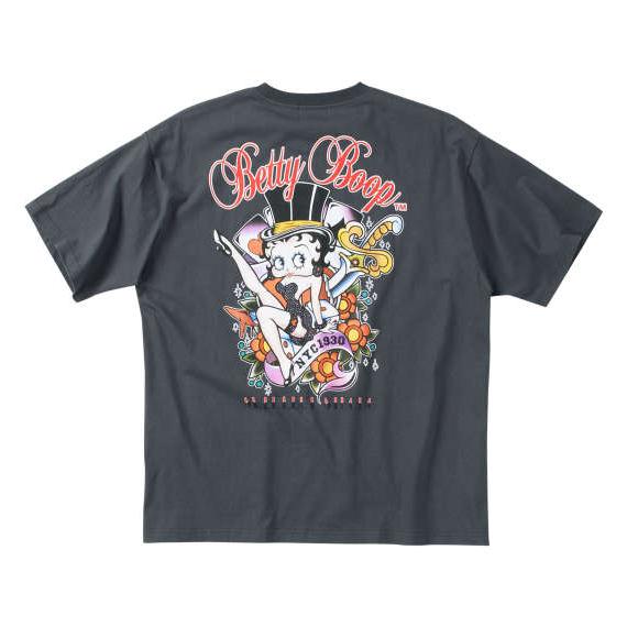 大きいサイズ BETTY BOOP 天竺プリント半袖Tシャツ 3L 4L 5L 6L 8L ラッピン...