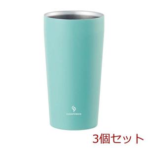 TS クリーンパウダー 真空二重タンブラー 450ml ミント 3個セット｜marutto-markets