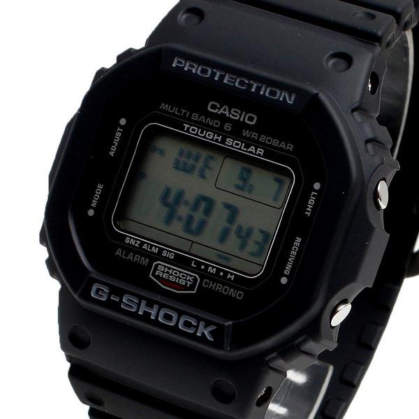 カシオ 腕時計 GW 5000U 1 メンズ 電波ソーラー スクリューバック クォーツ ブラック ラ...