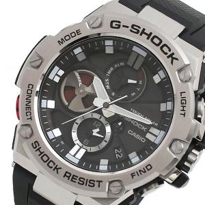 カシオ 腕時計 GST B100 1A メンズ Gショック G SHOCK クォーツ ブラック ラッピング可｜marutto-markets