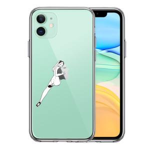 iPhone11 ケース クリア セクシーレディー スマホケース 側面ソフト 背面ハード ハイブリッド｜marutto-markets