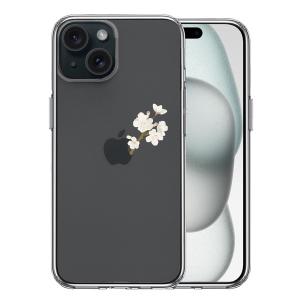 iPhone15 ケース クリア りんご に 桜 スマホケース 側面ソフト 背面ハード ハイブリッド｜marutto-markets