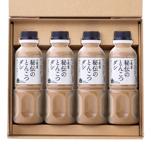 一風堂秘伝のとんこつダシ4本スープ