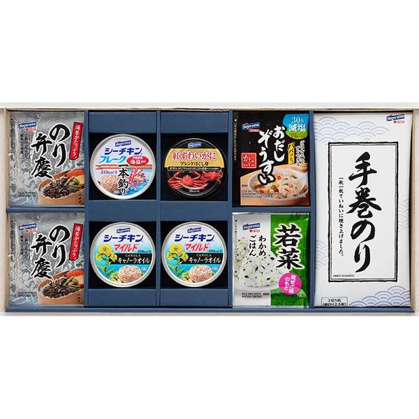 はごろも 和風バラエティギフト　のり弁慶ふりかけ3g×6袋、シーチキンフレーク(一本釣)70g、紅ず...