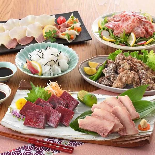 下関鯨屋 日新丸 鯨の詰合せ ６種 のし対応可