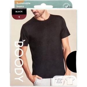 BOODY メンズ クルーネックTシャツ Sサイズ ブラック｜marutto-smaph