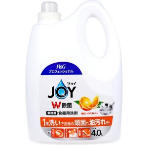 ジョイ W除菌 食器用洗剤 業務用 贅沢シトラスオレンジの香り 4L｜marutto-smaph