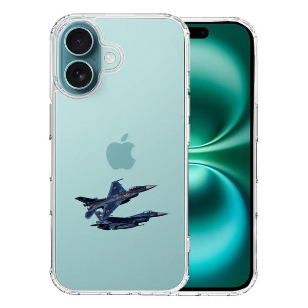iPhone16 ケース クリア 戦闘機 F 2A VIPER ZERO スマホケース 側面ソフト ...