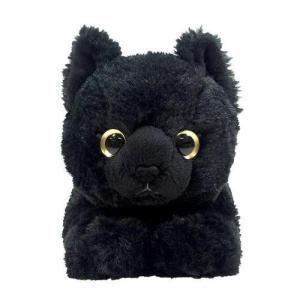 ひざねこ　お座り　茶トラ ひざねこ Sサイズ ブラウン 猫のぬいぐるみ 本物みたいな重さ