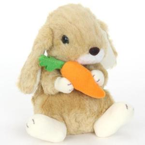 うさぎのロップイヤー ぬいぐるみ ピンクリボン ピンク【うさぎ