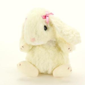 うさぎのロップイヤー ぬいぐるみ エンジェル ピンク 天使【うさぎ