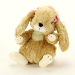 うさぎのロップイヤー ぬいぐるみ ピンクリボン ピンク【うさぎ