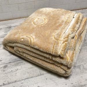 ニコ　バーンアウトブランケット　Lサイズ　イエロー　140×200cm