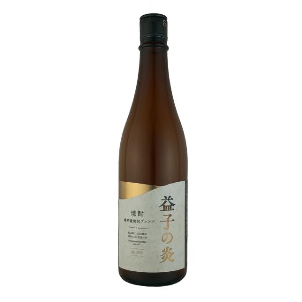益子の炎 樽仕立 米焼酎 25度 720ml