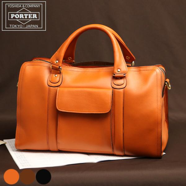ポーター バロン 2WAYボストンバッグ 206-04261 吉田カバン 本革 軽い 牛革 メンズ ...
