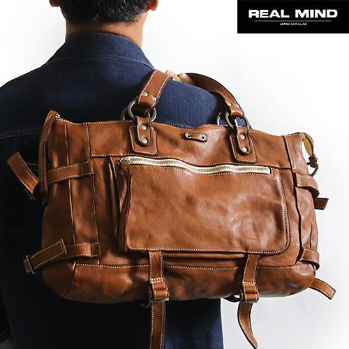 復刻！ REALMIND  LILY FORO  フォロ 上質な馬ヌメ革の2wayボリュームトート ...