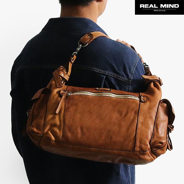 REALMIND LILY FORO フォロ 上質な 馬ヌメ革 馬革 の創作 2way ショルダー ...